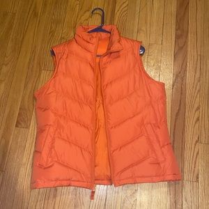 Lands End Orange Vest